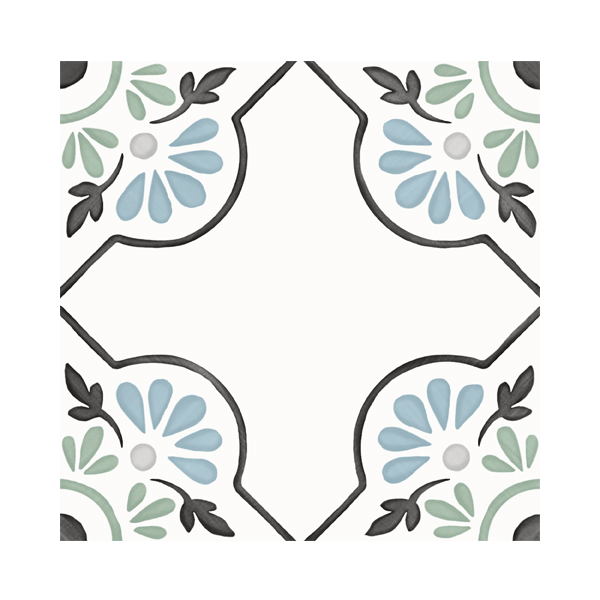 Harmony Tanger Blue Petals 12,3X12,3