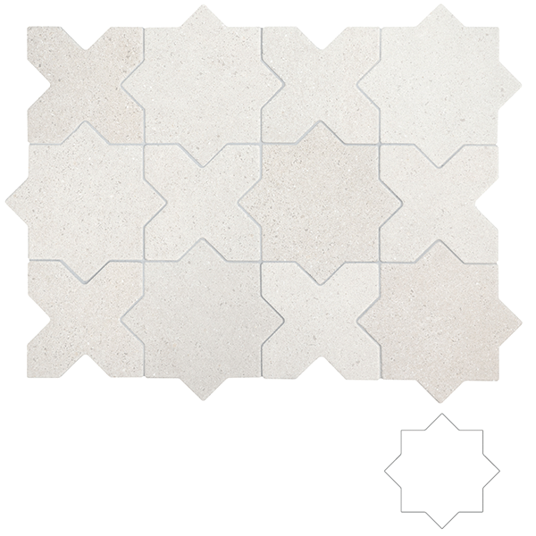 32724 STAR WHITE 16,8x16,8