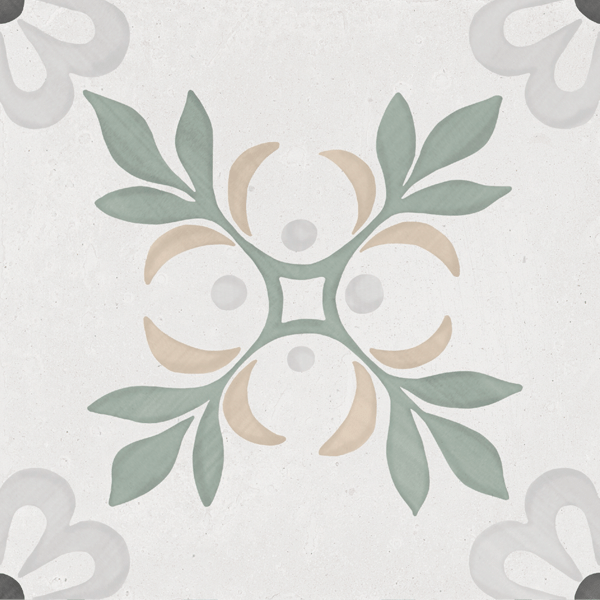 Harmony Sirocco Green Garden 9mm  22.3x22.3