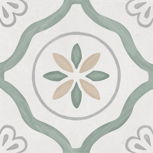 Harmony Sirocco Green Petals 9mm  22.3x22.3