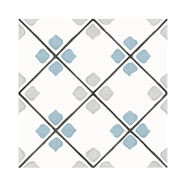 Harmony Tanger Silver Rhomb 12,3X12,3