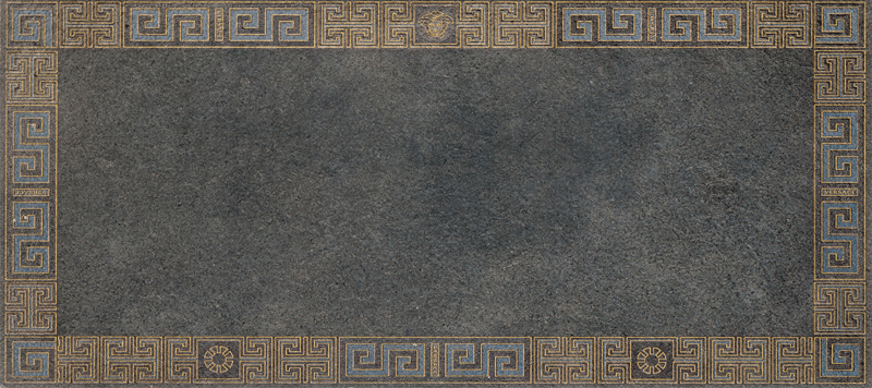 Декор керамический 261343 CASSETTONE Antracite/Oro 40x80