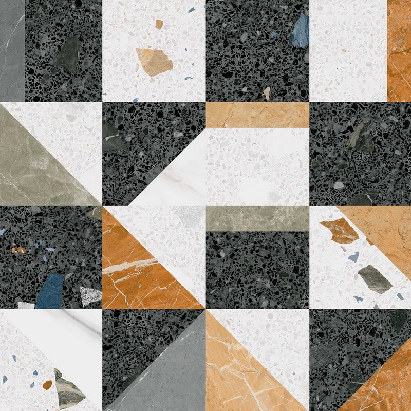 Arcana Stracciatella Stellato-r Multicolor 80x80