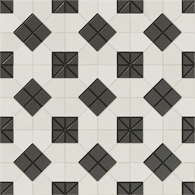 Wow Tesserae Suit B&W  28x28